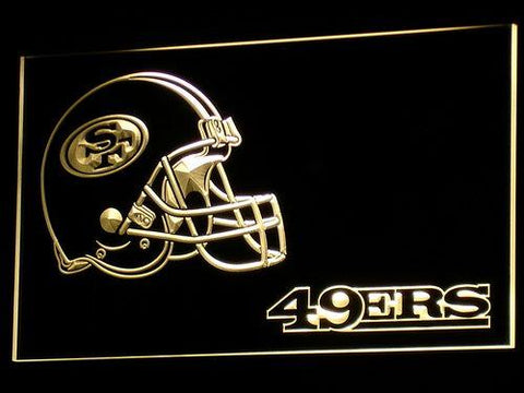 San Francisco 49ers (2) LED Neon Sign Electrical - Yellow - TheLedHeroes