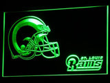 Saint Louis Rams (3) LED Neon Sign Electrical - Green - TheLedHeroes