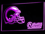 Saint Louis Rams (3) LED Neon Sign Electrical - Purple - TheLedHeroes