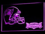 Tampa Bay Buccaneers (2) LED Neon Sign USB - Purple - TheLedHeroes