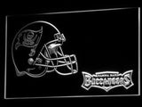 Tampa Bay Buccaneers (2) LED Neon Sign USB - White - TheLedHeroes