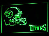 Tennessee Titans (2) LED Neon Sign USB - Green - TheLedHeroes