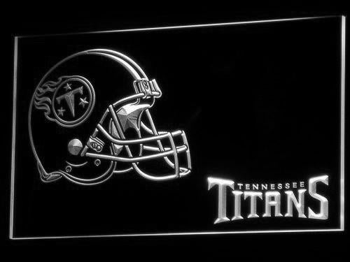 Tennessee Titans (2) LED Neon Sign USB - White - TheLedHeroes