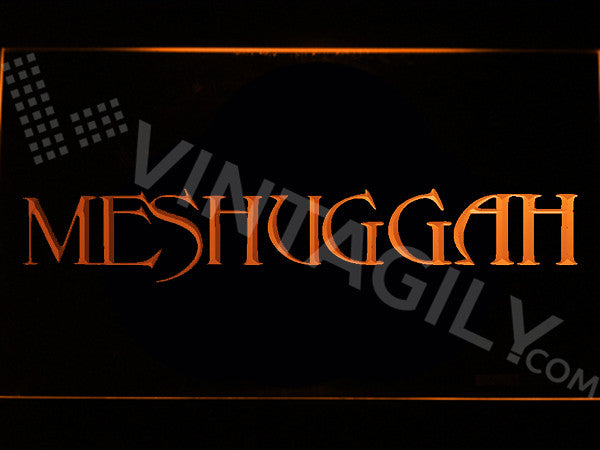 Meshuggah LED Sign - Orange - TheLedHeroes