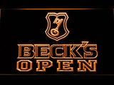 Beck's Open LED Neon Sign USB - Orange - TheLedHeroes
