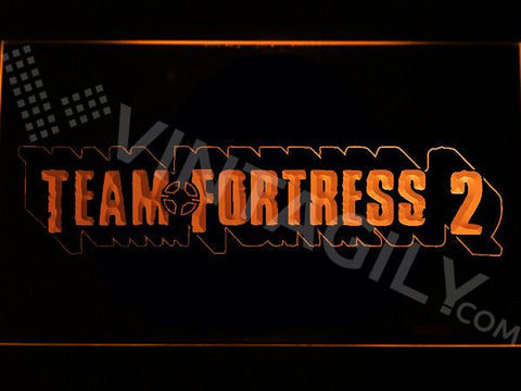 Team Fortress 2 LED Neon Sign USB - Orange - TheLedHeroes