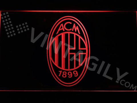 AC Milan LED Neon Sign USB - Red - TheLedHeroes