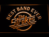 The Strokes Best Band Ever LED Neon Sign Electrical - Orange - TheLedHeroes