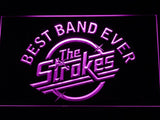The Strokes Best Band Ever LED Neon Sign USB - Purple - TheLedHeroes