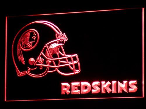 Washington Redskins (3) LED Neon Sign USB - Red - TheLedHeroes