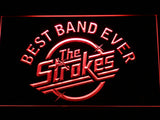 FREE The Strokes Best Band Ever LED Sign - Red - TheLedHeroes