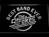 FREE The Strokes Best Band Ever LED Sign - White - TheLedHeroes