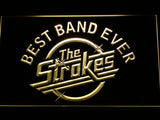 FREE The Strokes Best Band Ever LED Sign - Yellow - TheLedHeroes