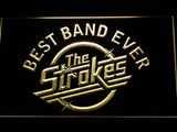 The Strokes Best Band Ever LED Neon Sign USB - Yellow - TheLedHeroes