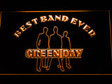 FREE Green Day Best Band Ever (2)  LED Sign - Orange - TheLedHeroes