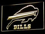 Buffalo Bills LED Neon Sign USB - Yellow - TheLedHeroes