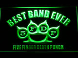 Five Finger Death Punch Best Band Ever LED Neon Sign USB - Green - TheLedHeroes
