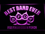 Five Finger Death Punch Best Band Ever LED Neon Sign USB - Purple - TheLedHeroes