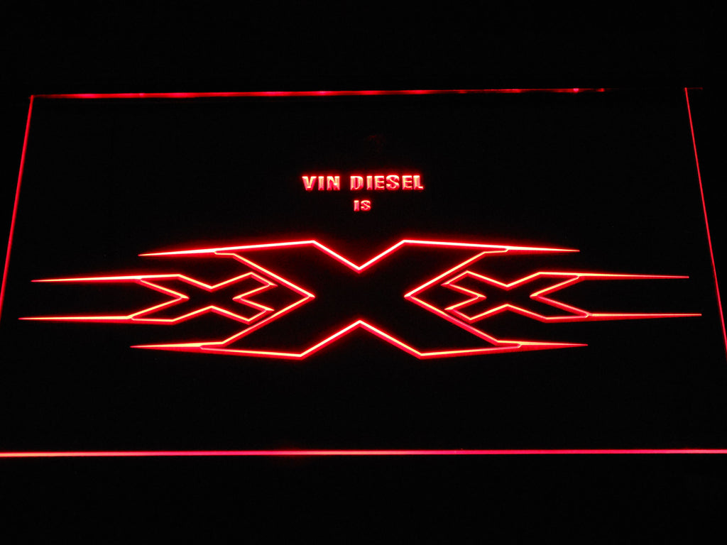 FREE Vin Diesel 1 LED Sign - Red - TheLedHeroes