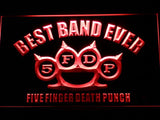 Five Finger Death Punch Best Band Ever LED Neon Sign USB - Red - TheLedHeroes