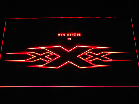 Vin Diesel 1 LED Neon Sign USB - Red - TheLedHeroes