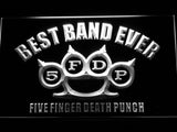 Five Finger Death Punch Best Band Ever LED Neon Sign USB - White - TheLedHeroes