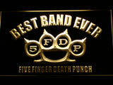 FREE Five Finger Death Punch Best Band Ever LED Sign - Yellow - TheLedHeroes