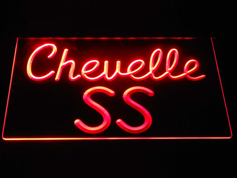 FREE Chevelle SS LED Sign - Red - TheLedHeroes