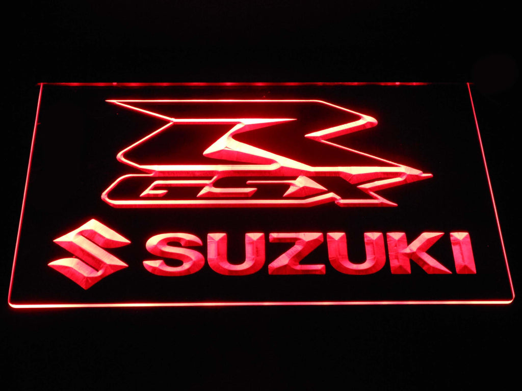 FREE Suzuki GSX LED Sign - Red - TheLedHeroes