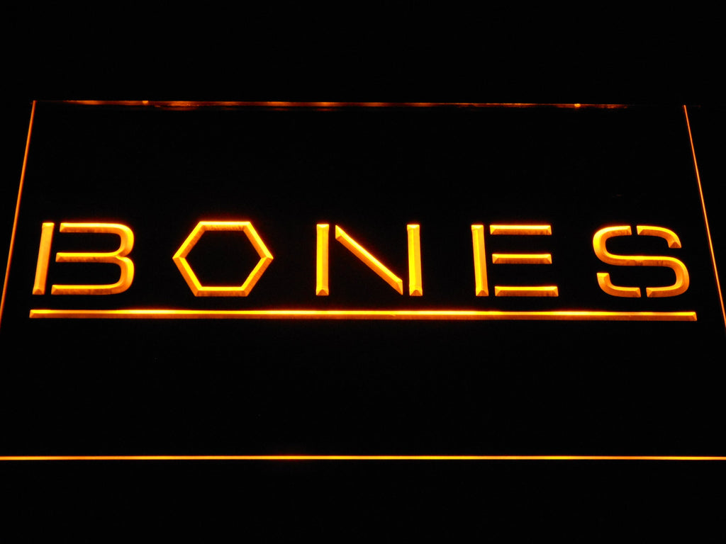 Bones LED Neon Sign USB - Yellow - TheLedHeroes