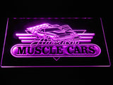 American Muscle Cars LED Neon Sign Electrical - Purple - TheLedHeroes