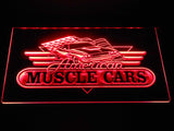 American Muscle Cars LED Neon Sign Electrical - Red - TheLedHeroes