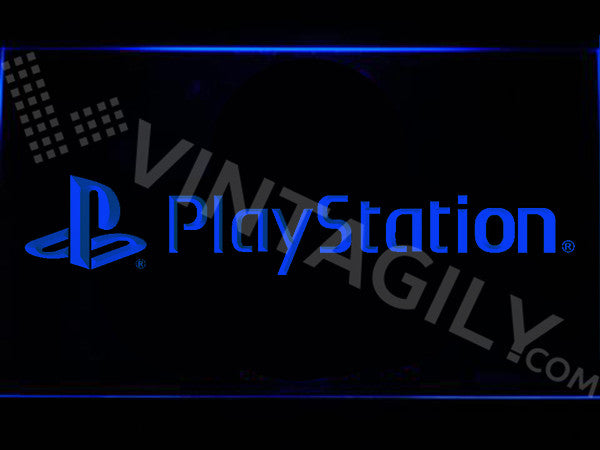 Playstation LED Sign - Blue - TheLedHeroes