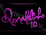 Ronaldinho 10 LED Sign - Purple - TheLedHeroes