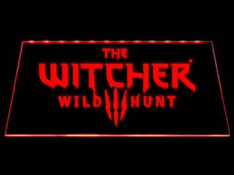 The Witcher Wild Hunt LED Sign - Red - TheLedHeroes