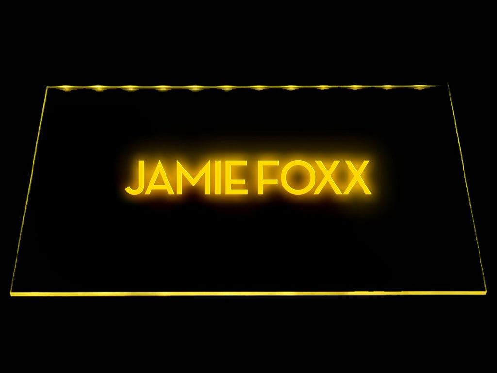 Jamie Foxx LED Neon Sign USB - Yellow - TheLedHeroes