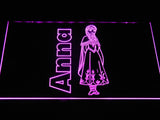 Anna LED Neon Sign USB - Purple - TheLedHeroes