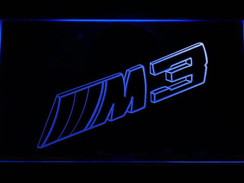 BMW M3 LED Neon Sign USB - Blue - TheLedHeroes