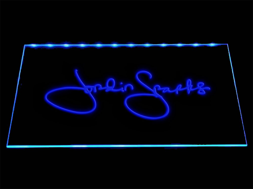 Jordin Sparks LED Neon Sign USB - Blue - TheLedHeroes