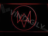 Watch Dogs Logo LED Neon Sign Electrical - Red - TheLedHeroes