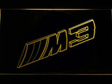 BMW M3 LED Neon Sign USB - Yellow - TheLedHeroes