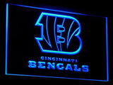 Cincinnati Bengals LED Neon Sign USB - Blue - TheLedHeroes