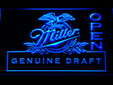 FREE Miller Geniune Draft Open LED Sign - Blue - TheLedHeroes