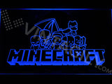 Minecraft 4 LED Sign - Blue - TheLedHeroes
