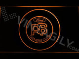 Ford RS Owners Club LED Neon Sign Electrical - Orange - TheLedHeroes