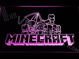 Minecraft 4 LED Sign - Purple - TheLedHeroes