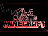Minecraft 4 LED Sign - Red - TheLedHeroes