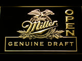 FREE Miller Geniune Draft Open LED Sign - Yellow - TheLedHeroes