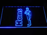 FREE Hans LED Sign - Blue - TheLedHeroes