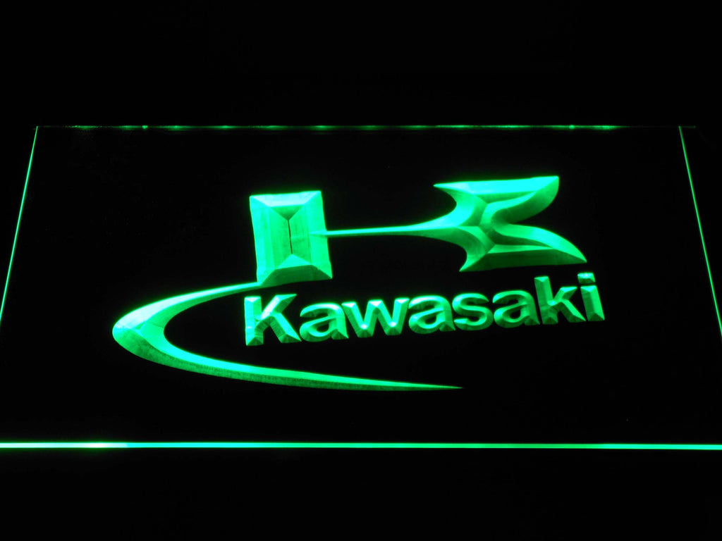 Kawasaki LED Neon Sign USB - Green - TheLedHeroes